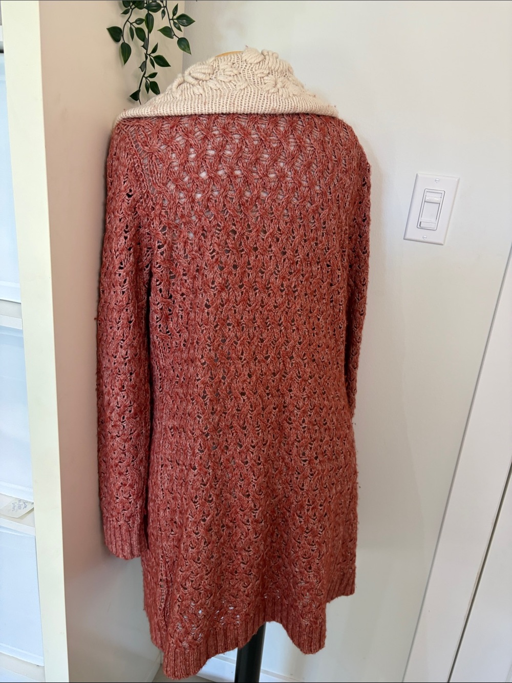 Knitted soft wool long sweater Large - Picture 3 of 8